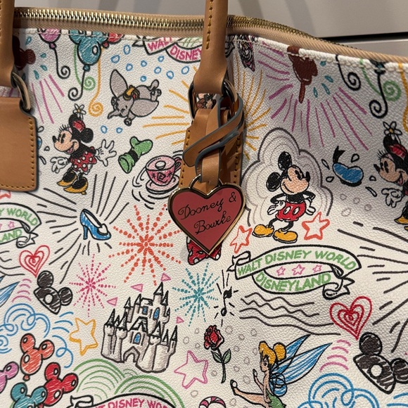 Dooney & Bourke Disney Sketch Weekender Bag - Picture 4 of 7